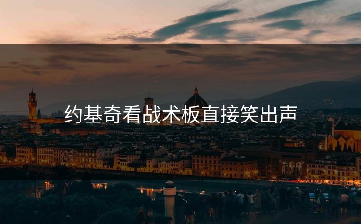 约基奇看战术板直接笑出声