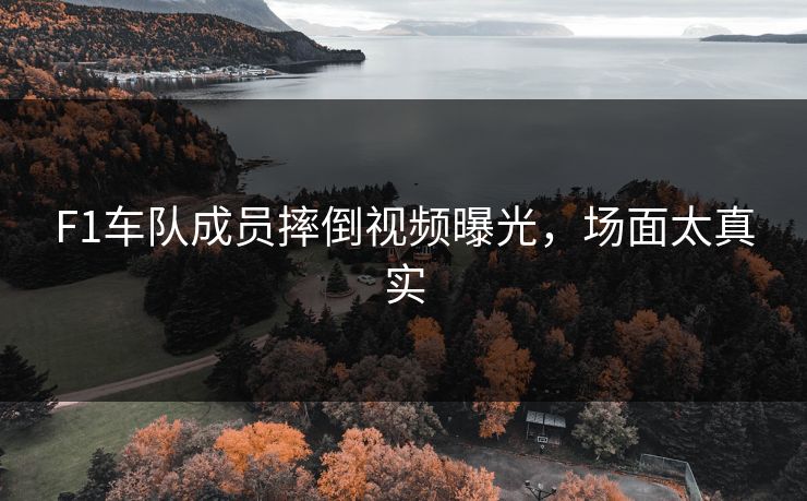 F1车队成员摔倒视频曝光，场面太真实
